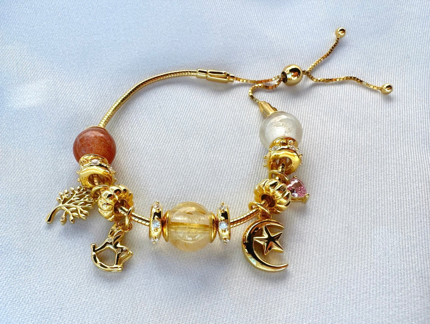 Nourish & Cherish Charm Bracelet